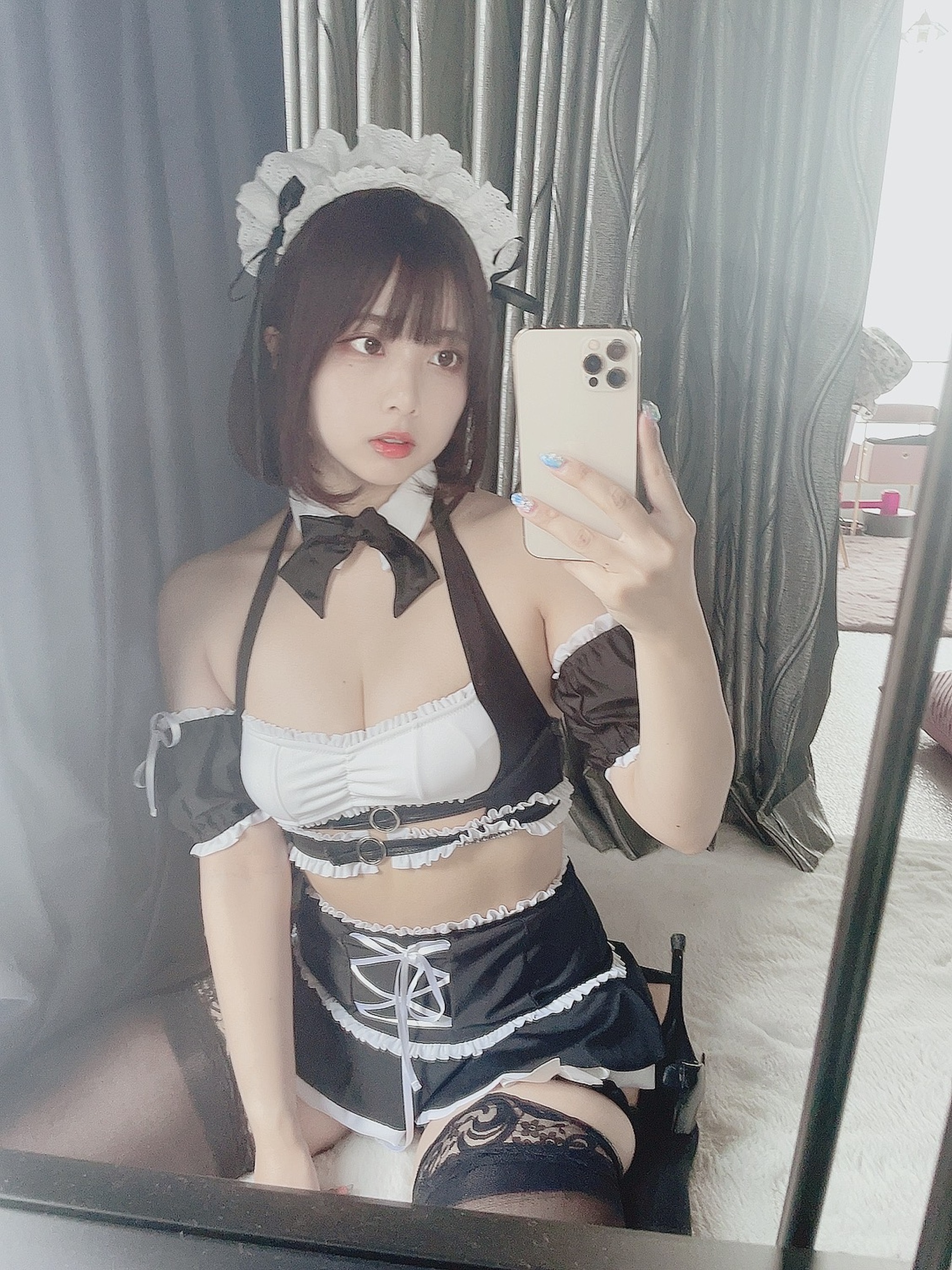 图片[1]-Tomiko(とみこ) – NO.014 Fantia-メイドスイムウェア髪切った[47P]-XikXak